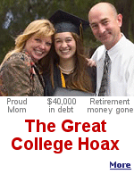 The myth: college graduates earn $1 million more during their lifetime. The reality: they only earn about $7,500 a year more, and they'll need it to pay back all those loans.